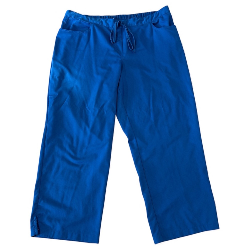 Greys Anatomy Professional Wear By Barco Women Plus Scrub Pants Royal Blue 2XLP